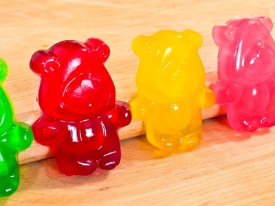 How To Make Gummy Bears - Regular AND SOUR - Video Recipe