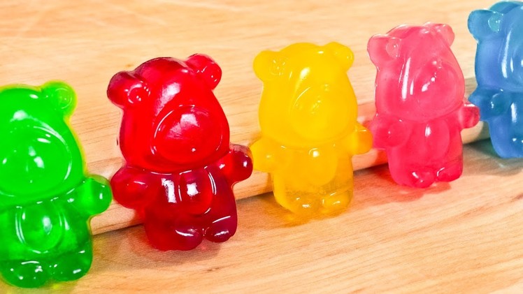 How To Make Gummy Bears - Regular AND SOUR - Video Recipe