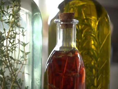 How to Make Herb Infused Oils and Vinegar | At Home With P. Allen Smith