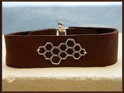 Jewelry How To - Make Leather Cuff Bracelets