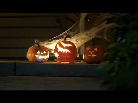 Lighting Options for Jack-O'-Lanterns : Halloween Decor