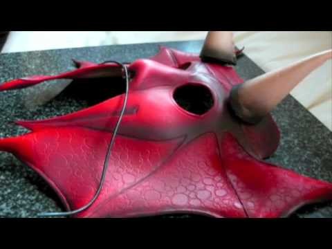 Making a leather mask