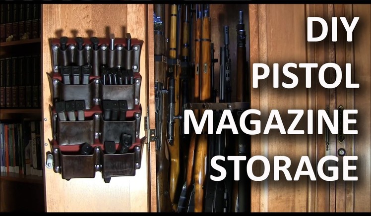 Making A Pistol Magazine Storage Rack