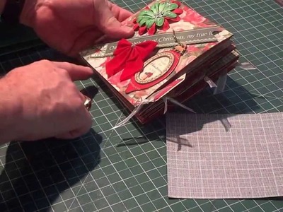 Mini Christmas Album using the Envelope Punch Board by Bland Designs