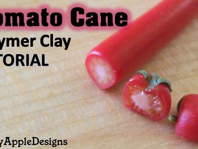 Miniature Polymer Clay Tomato Cane Tutorial