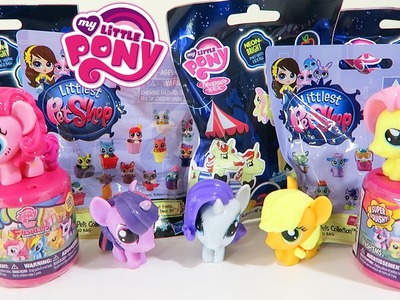 My Little Pony and Littlest Pet Shop Fashems and Blind Bags Surprise Toys Unwrapping!