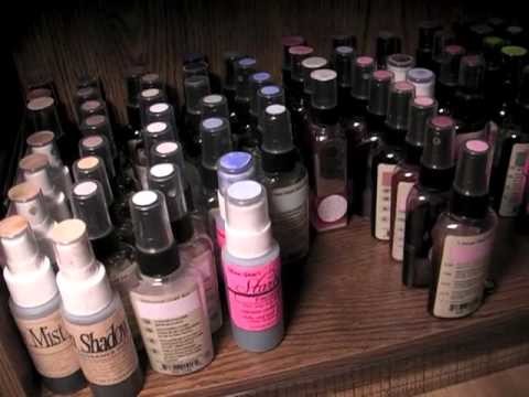 Organizing my Glimmer Sprays - 2011