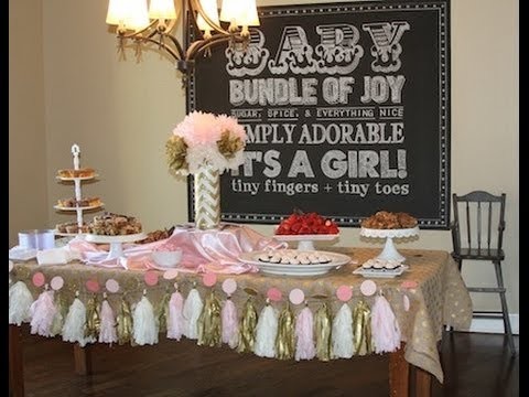 Pink & Gold Party Decorations| ShowMeCute