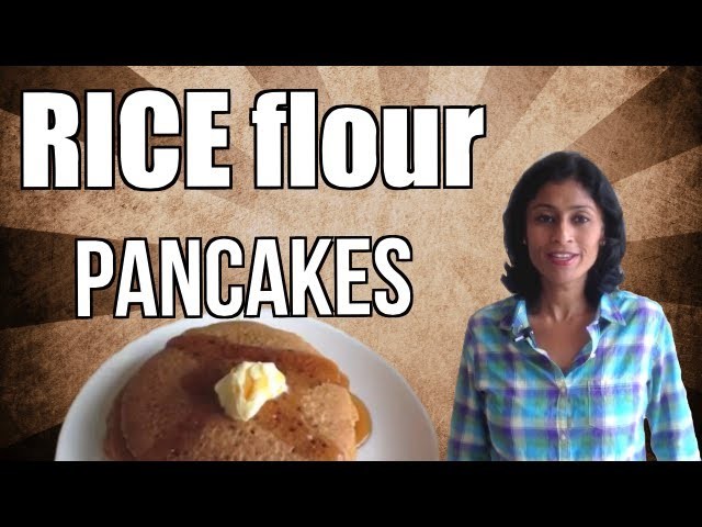 Rice Flour Pancakes - A SUPER Gluten Free Vegan Breakfast Idea!