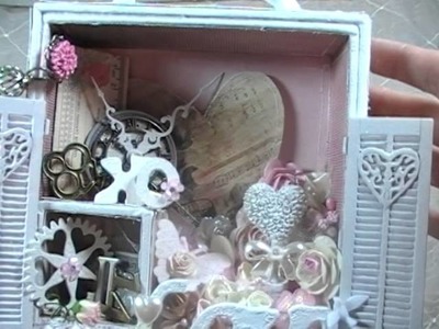 Shabby Chic Configuration Box & Altered Teacup