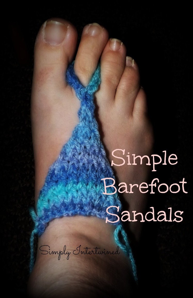 Simple Barefoot Sandals On A Loom