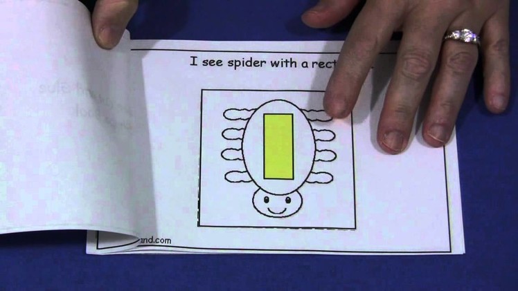 Spider Cut and Glue Shape Book