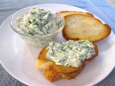 Spinach and Artichoke Dip - Spread for Toasted French Bread or Tortilla Chip Dip - PoorMansGourmet