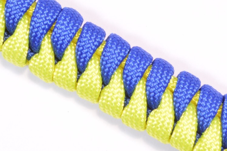 Survival Paracord Bracelet - Saw Tooth Pattern - Dual Color How To