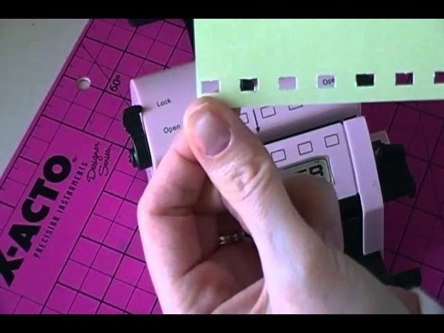 Tidbit Tutorial - How To Make a Punching Template Using the Bind It All