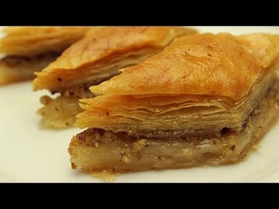 Turkish Baklava Recipe - How to make Easy Baklava Dessert