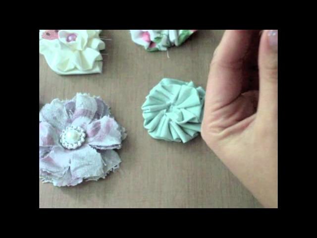 Tutorial - Shabby Chic Flower Centers Using Silver Buckles