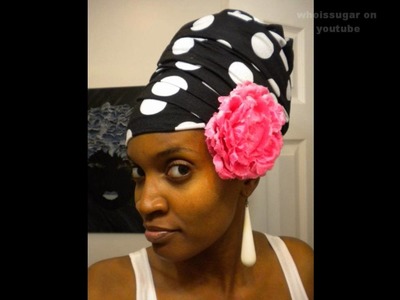 5-whoissugar's how to do a banging high head wrap! [HD]