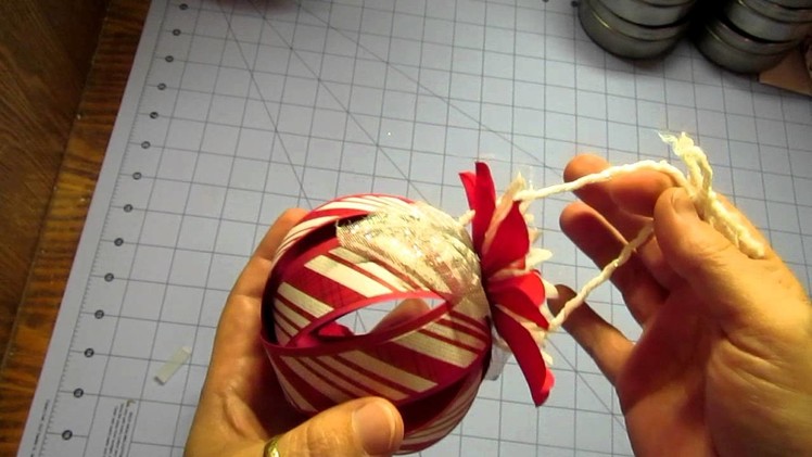Christmas in July 2012 v2; paper kissing ball ornaments fast easy and fun