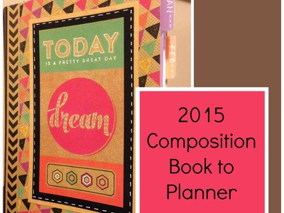 Composition Notebook to Planner Part Two