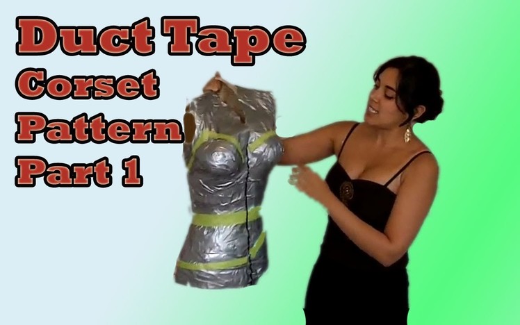 Custom Corset Pattern using Duct Tape | Lucy's Corsetry