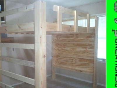 Full Size Loft Bed Video 6 - 063