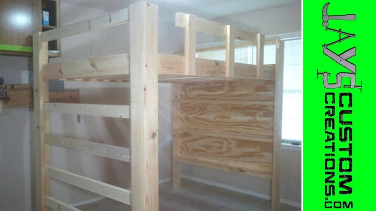 Full Size Loft Bed Video 6 - 063