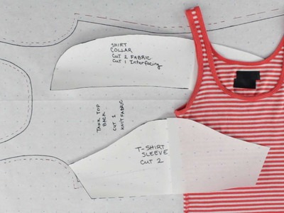 How to Create Patterns from Existing Clothing - Simple Tops