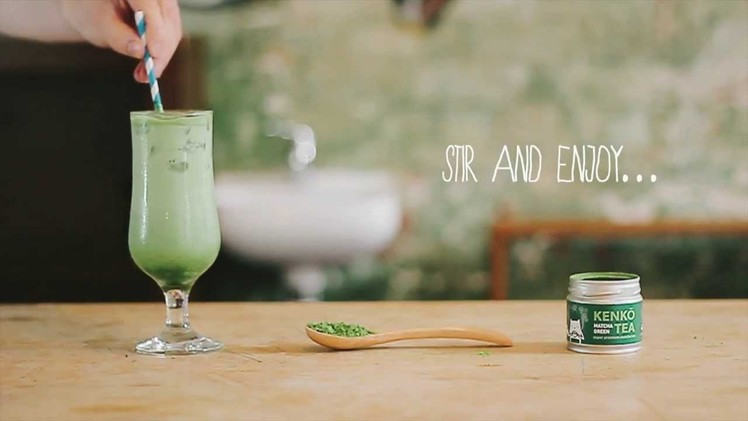 How To: Iced Matcha Green Tea Latte Recipe