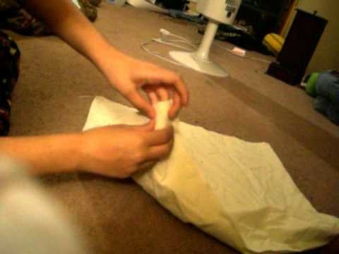 How to make a Ferret hammock out of a pillowcase!