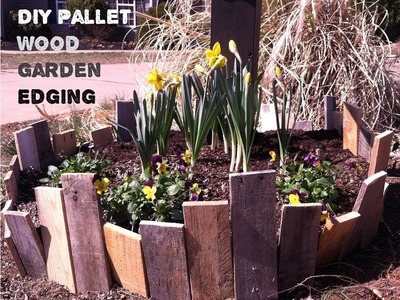 How to Make a Pallet Wood Garden Fence