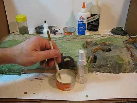 How to Make a World War 2 Diorama Part 4: Trees and Terrain