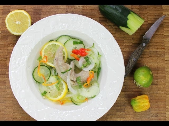 How To Make Caribbean Chicken Foot Souse.
