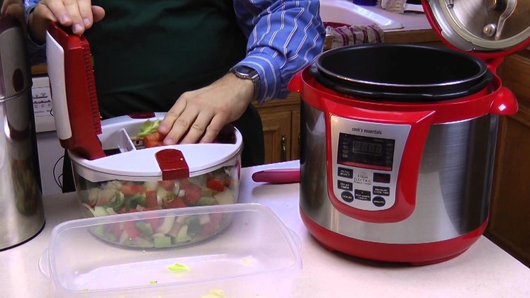 How to Make Homemade Beef Stew in a Pressure Cooker Using a Genius Food Chopper