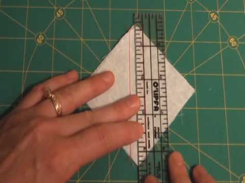 How to Piece Half Square Triangles