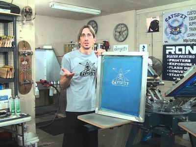 How To Screen Print: Tips On Washing Out Screens