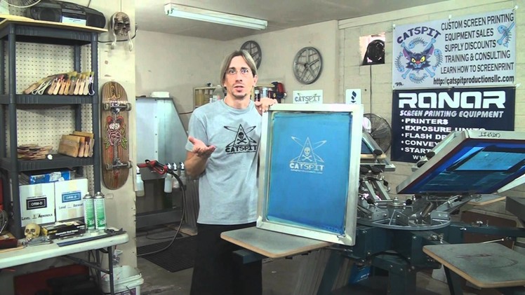 How To Screen Print: Tips On Washing Out Screens