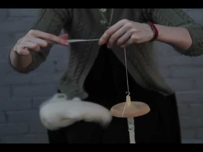 How to spin Hi and Lo Whorl styles on a Drop Spindle