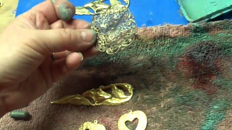 Jewelry Making: Tips on Using Gilder's Paste Over Brass Stampings and Findings