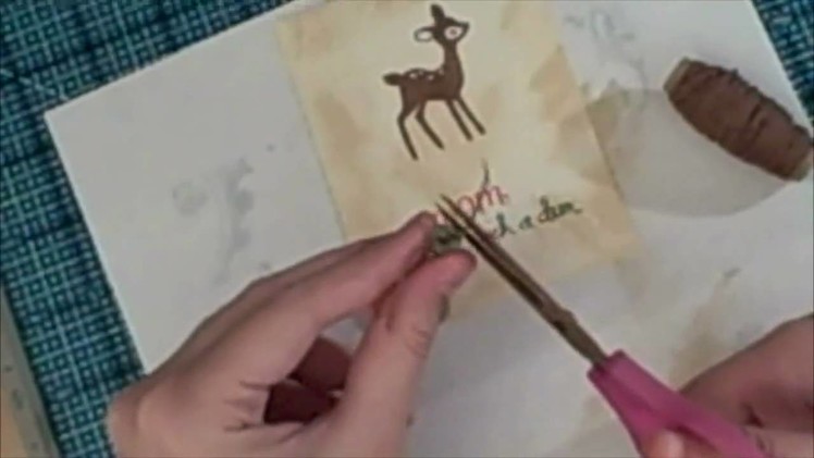 Lawn fawn cards: be a deer while making a card!