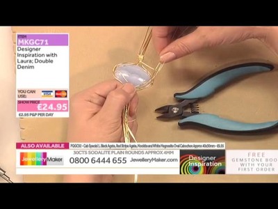 Learn to Wirework with Cabachons [Tutorial]: Jewellery Maker DI 08.12.14