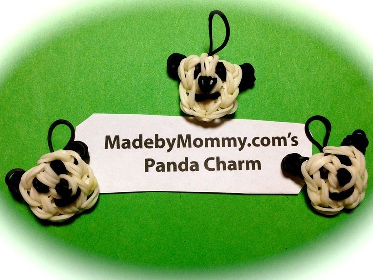 Made by Mommy's Panda Bear Charm on the Rainbow Loom