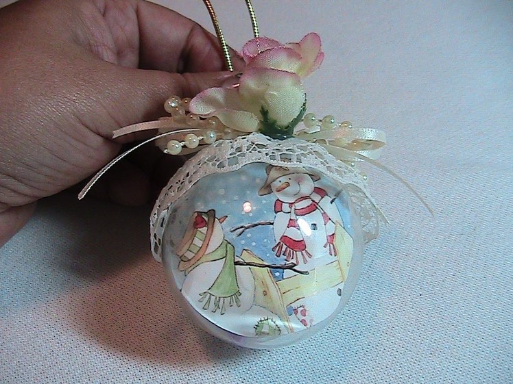 Making a Christmas Keepsake Ornament