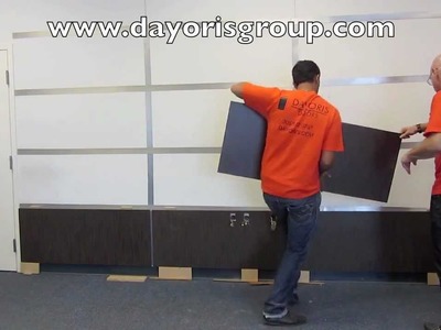 Modern Panels - Wall panel installation-DAYORIS Group