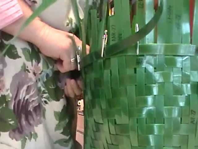 Nancy Today: How to make a wool basket 7 rim ASMR weaving basketmaking (basket making tutorial)