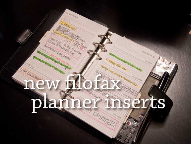 New Filofax Planner Printables + How to Print and Use Them