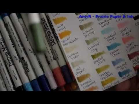 Product Review - Tim Holtz Distress Markers & Inkssentials Specialty Stamping Paper