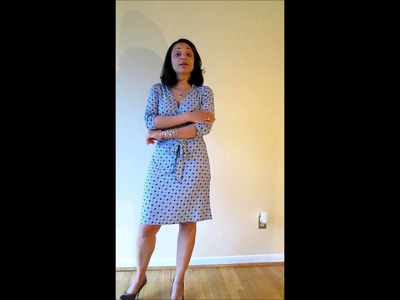 Review of McCall's 6163 Sewing Pattern Sexy Wrap Dress