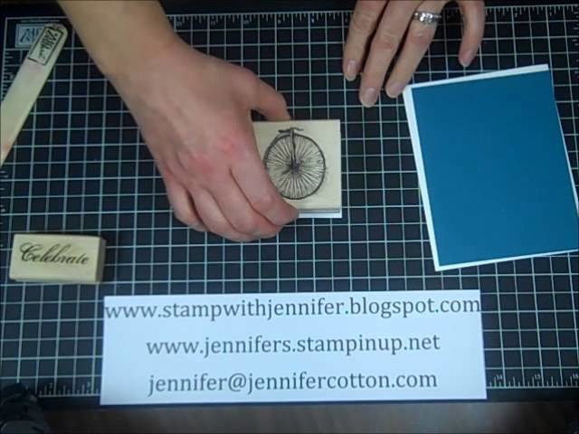 Stampin' Up! how to cut card stock for card making