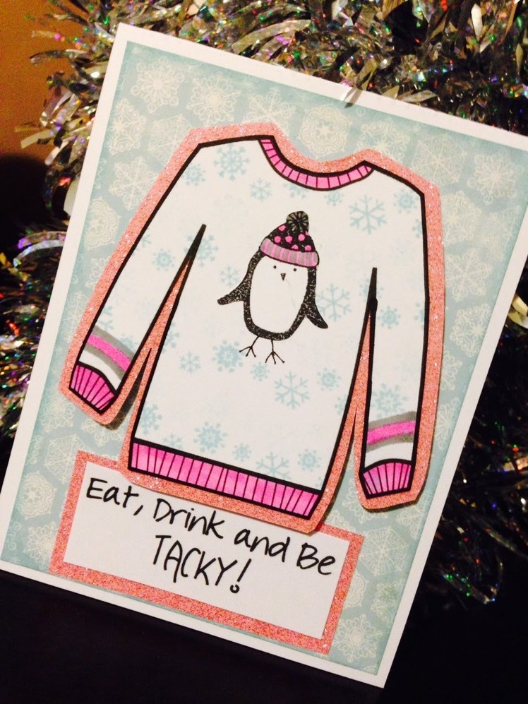 Ugly Sweater Digital Stamps or Template